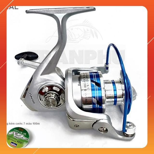 Máy câu Yumoshi AL Series, tặng kèm cước Daiwa 7 màu 100M docaucagiangnam