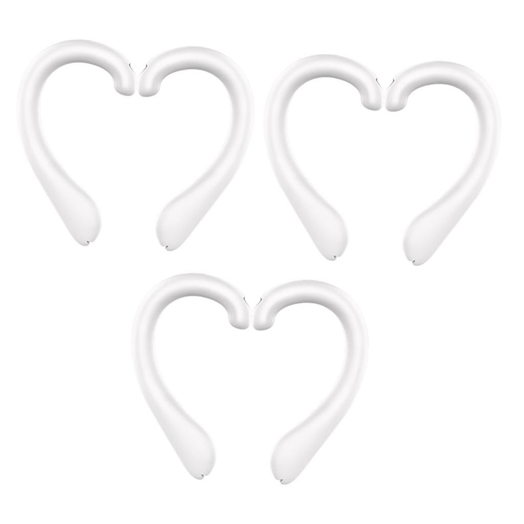 3pairs   Ear Hook White
