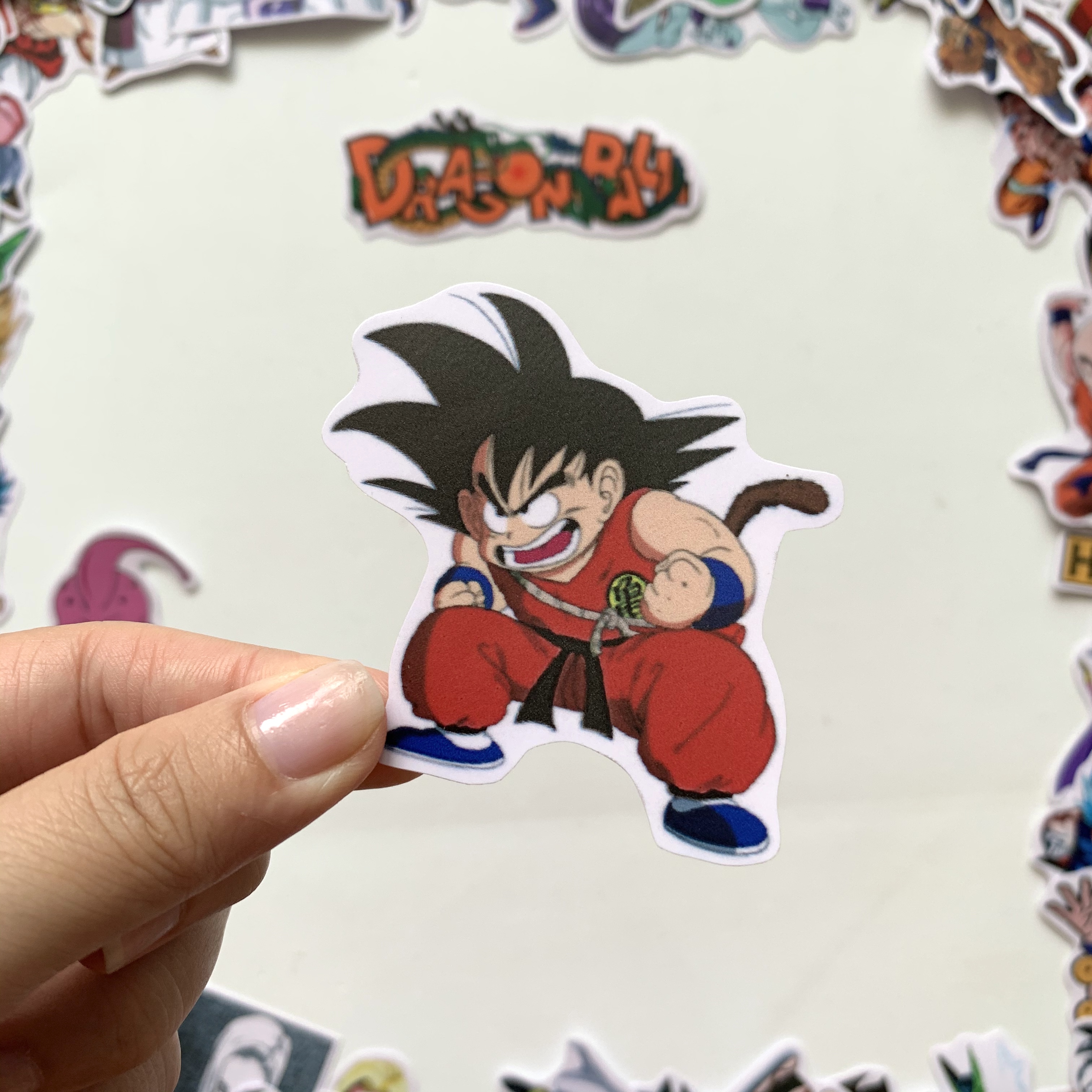 Sticker DRAGON BALL - miếng dán hình Bảy Viên Ngọc Rồng Gohan - Chất Liệu PVC Cán Màng Chất Lượng Cao Chống Nước, Chống Nắng, Không Bong Tróc Phai Màu