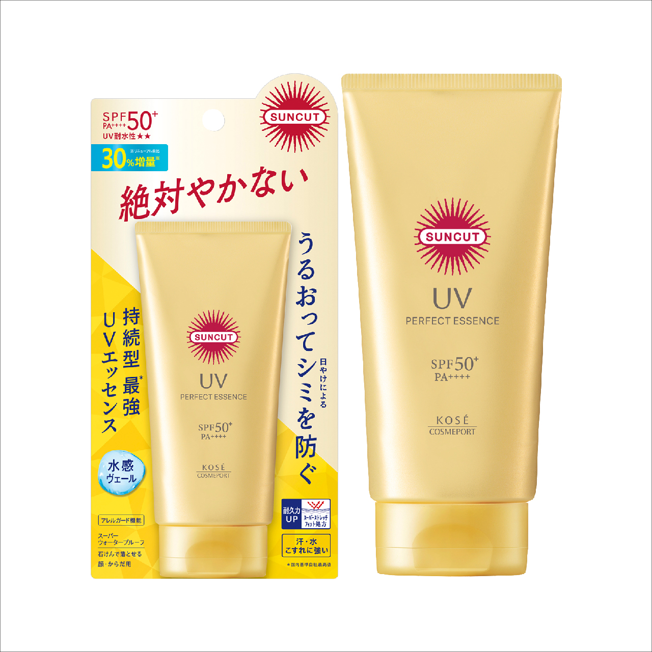 Kem Chống Nắng - Siêu Chống TG Nước Suncut Uv Perfect Essence Super Water Proof SPF50+ PA++++ (04 Loại)
