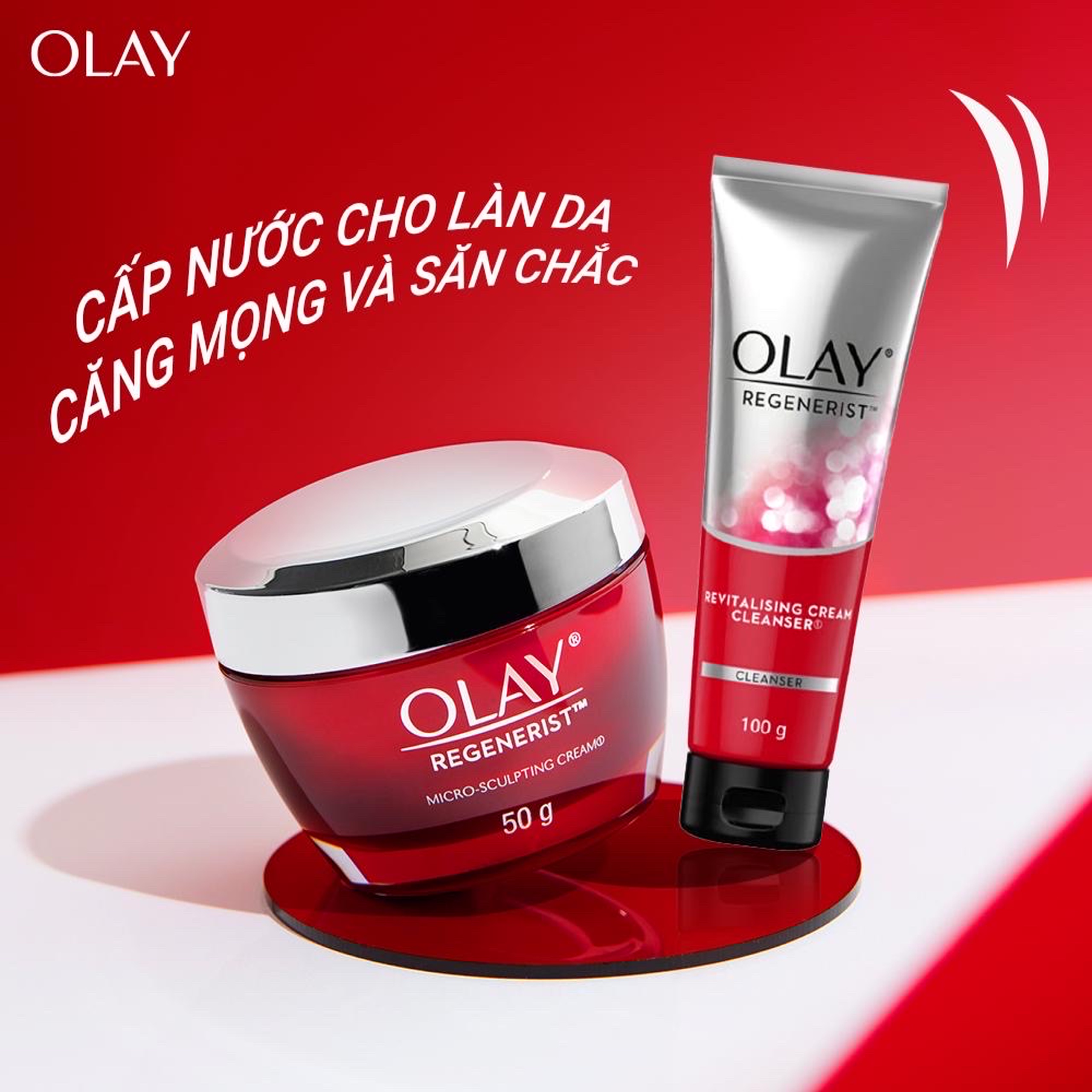 Kem Dưỡng OLAY REGENERIST Đỏ Ban Ngày 50G