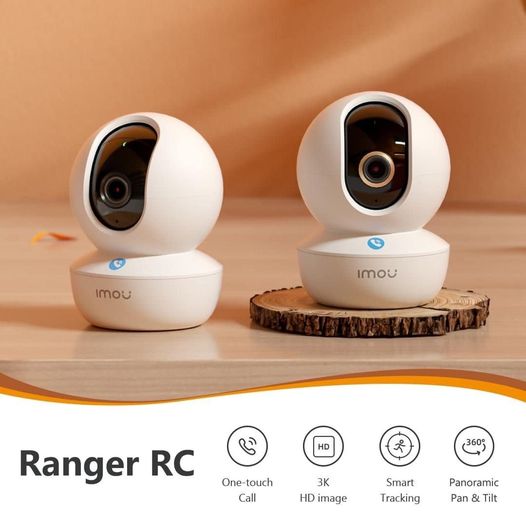 Camera Trong nhà Imou Ranger RC 3MP / 4MP / 5MP IPC-GK2CP-3C0W - Gọi điện qua app, phát hiện dáng người AI, loa báo động lớn - Hàng chính hãng