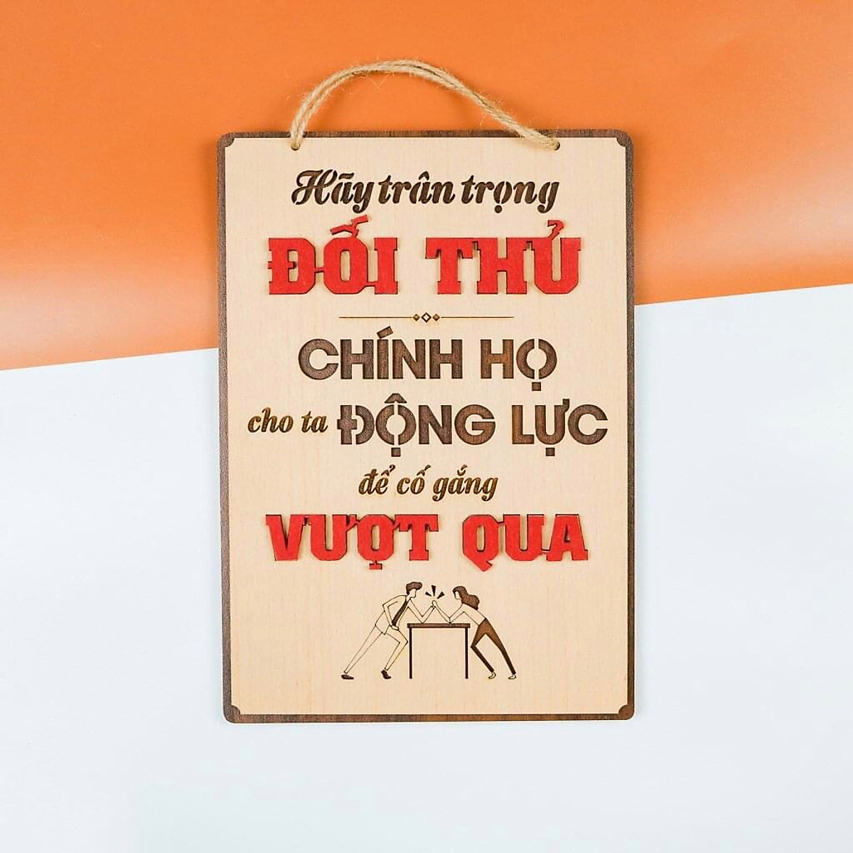 15 MẫuTranh gỗ tạo động lực cao cấp trang trí văn phòng 20x27cm