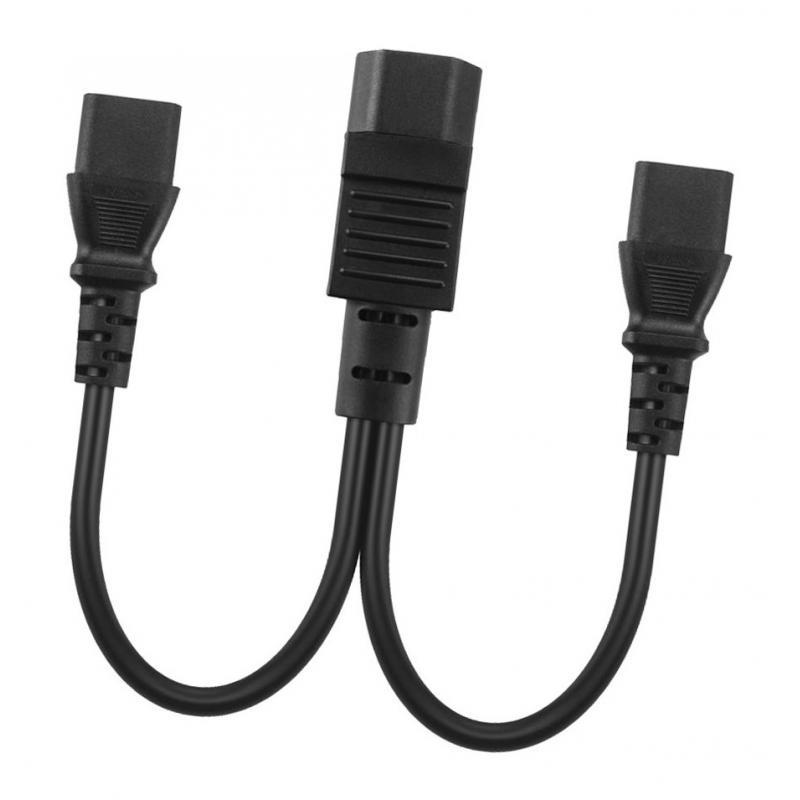 IEC320-C14 to 2C13 Power Cord 1-2 Cable   PDU/UPS Cabinet 350mm