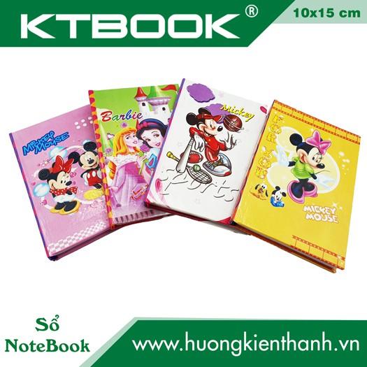 Sổ Bìa Cứng ghi chép NoteBook KTBOOK Khổ Nhỏ size 10 x 15 cm