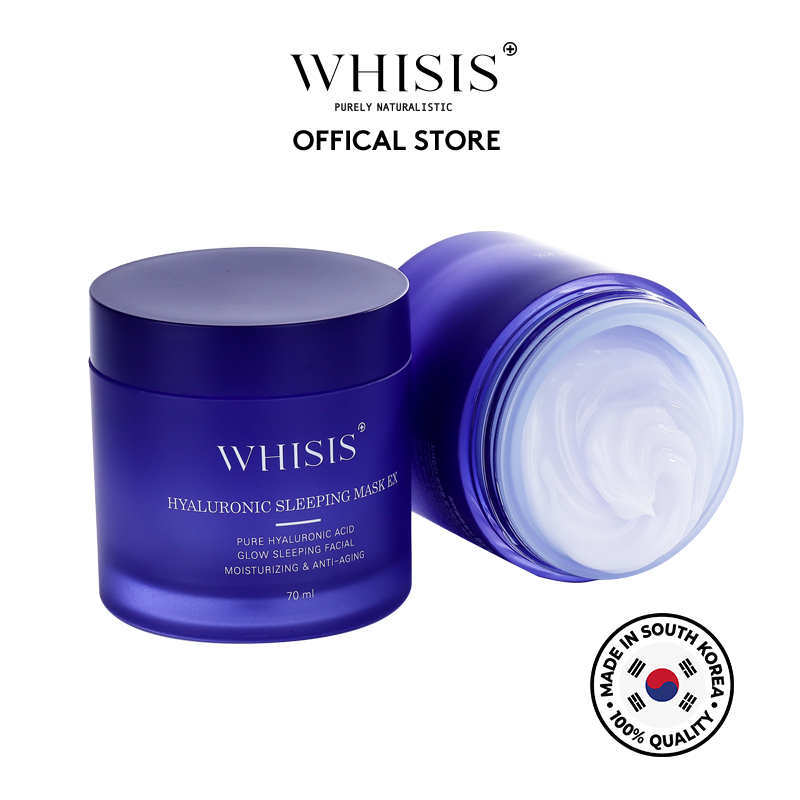 Mặt nạ ngủ cấp ẩm, chống lão hóa WHISIS HYALURONIC SLEEPING MASK EX - 70ml
