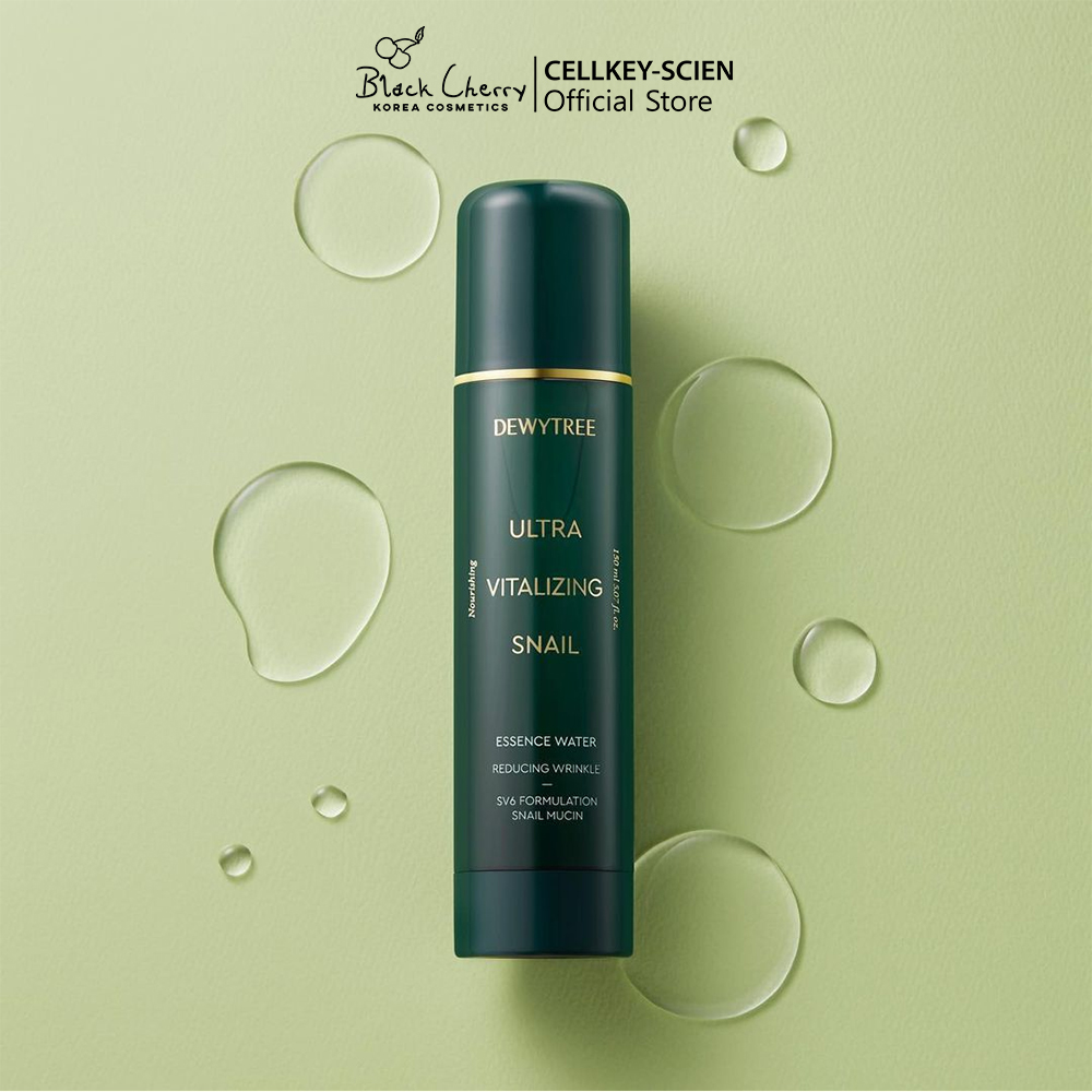 Toner Nước Hoa Hồng Ốc Sên Cấp Ẩm Dưỡng Trắng Chống Nhăn Ngăn Ngừa Lão Hóa Dewytree Ultra Vitalizing Snail Essence Water 150ml