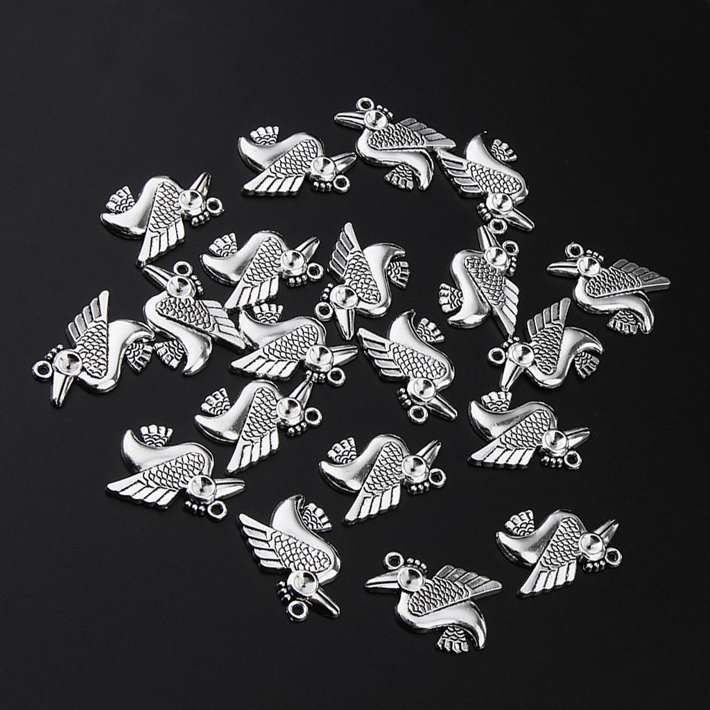 20 Pieces DIY Charms Pendant Findings Beads Jewelry Making Crafts