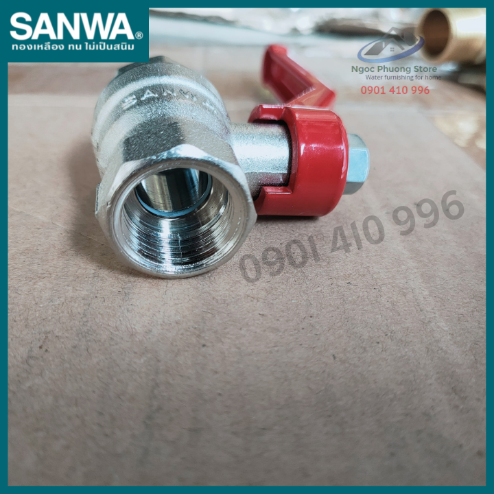Van bi tay gạt dài SANWA Phi 21mm, Phi 27mm, Phi 34mm BV15FB