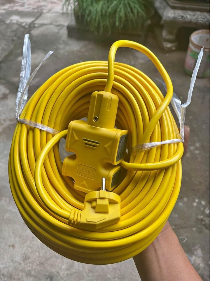 Ổ Cắm Điện, Cuộn Dây Điện Kèm Ổ Cắm Dài 25met, Ổ Cắm Điện Đa Năng, Chịu Tải Cao, Tiện Lợi
