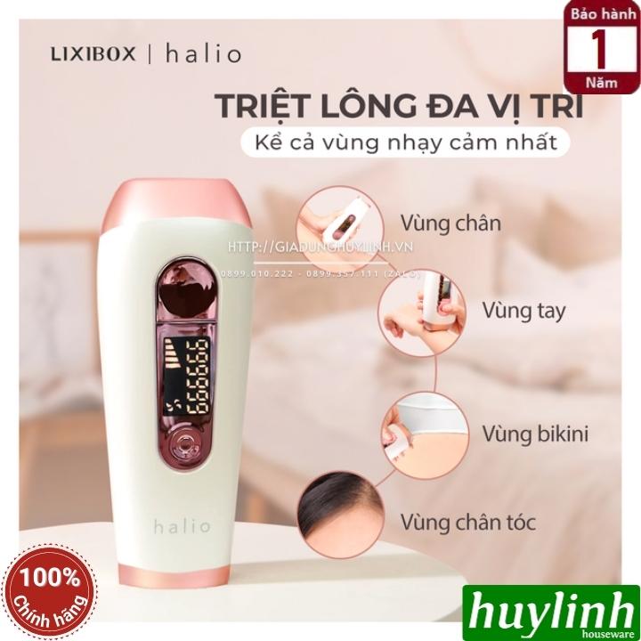 Máy triệt lông cá nhân Halio IPL Hair Removal Device - Tặng quà ngẫu nhiên - Hàng chính hãng