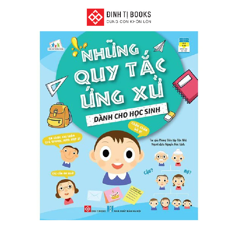 Sách-Những quy tắc ứng xử dành cho học sinh - Đinh Tị Books phát hành