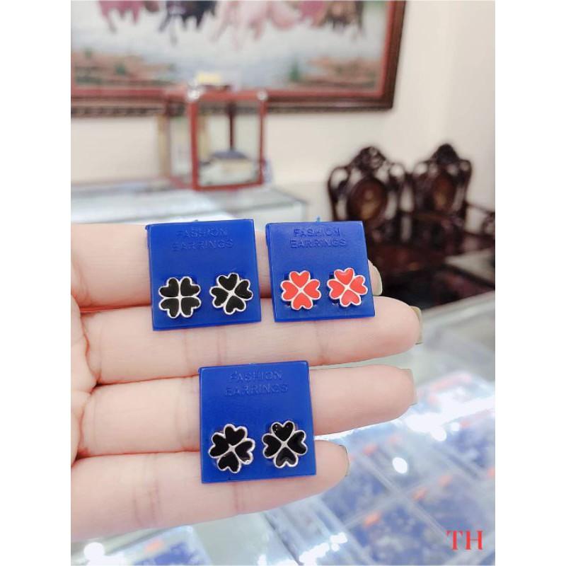 BÔNG TAI 4 LÁ BẠC TA