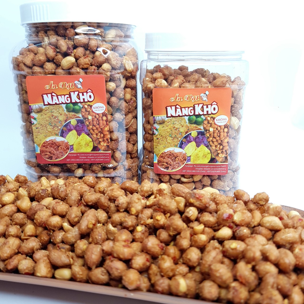 Đậu phộng cháy tỏi thương hiệu Nàng Khô - 1 Kí
