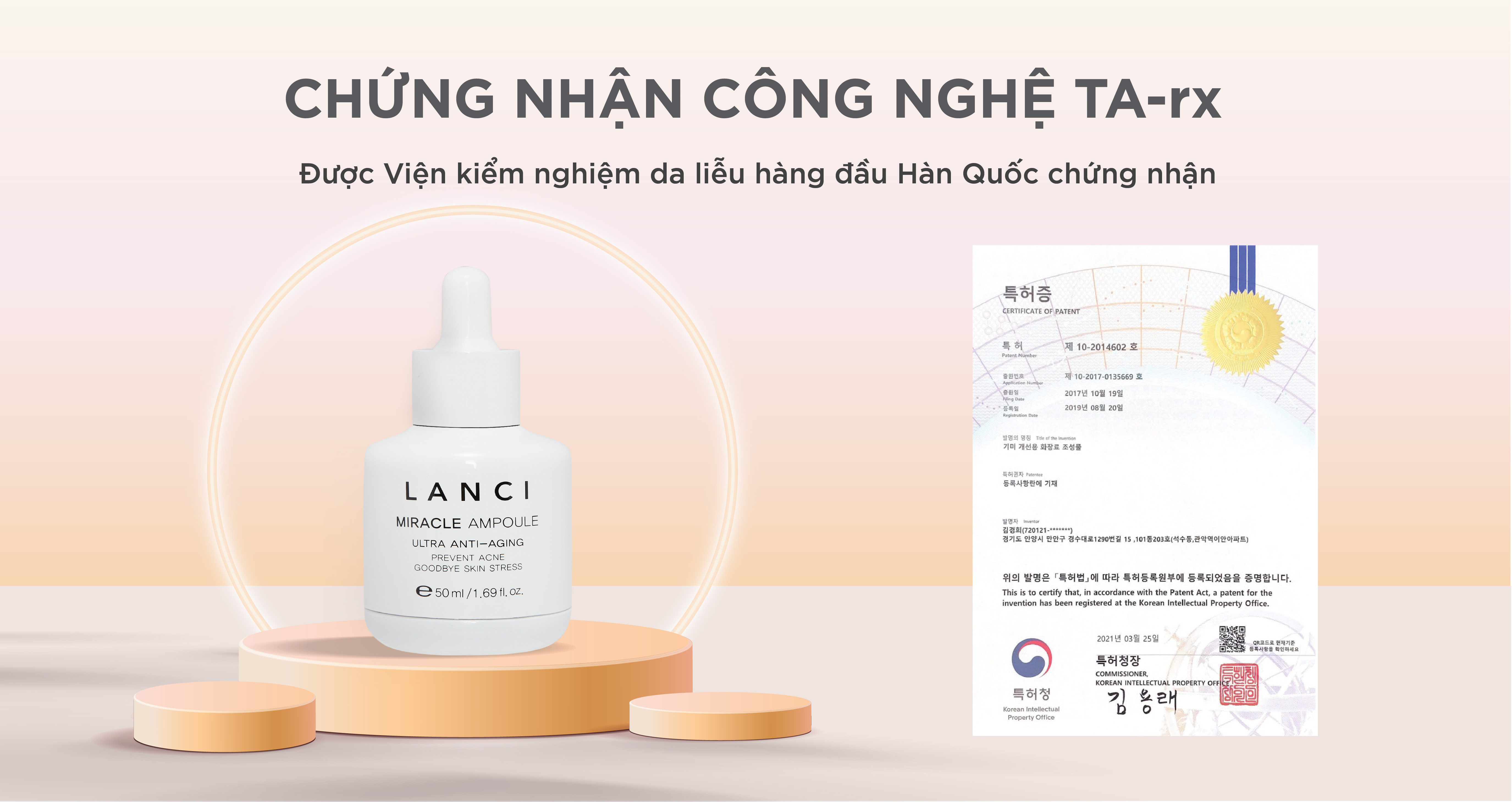 Serum Dưỡng Trắng LANCI Trắng Ngay Sau 1s 2ml