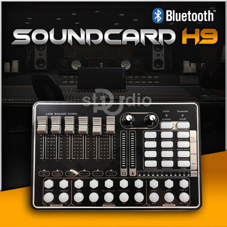 Sound card H9 (Bluetooth) - Thiết bị livestream