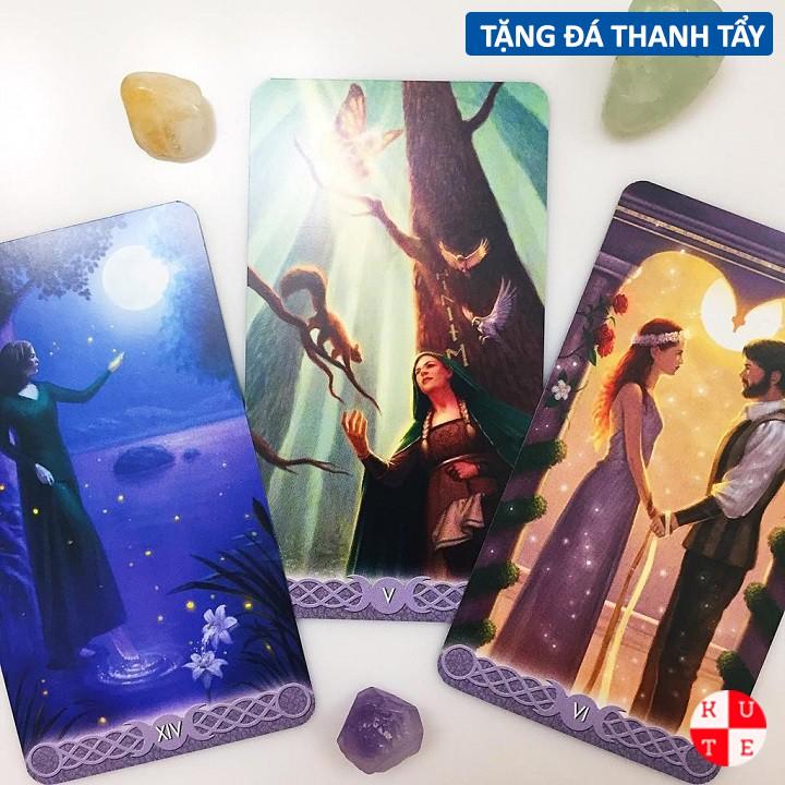 Bộ Bài Tarot Triple Goddess 78 Lá Bài Tặng File Tiếng Anh Và Đá Thanh Tẩy