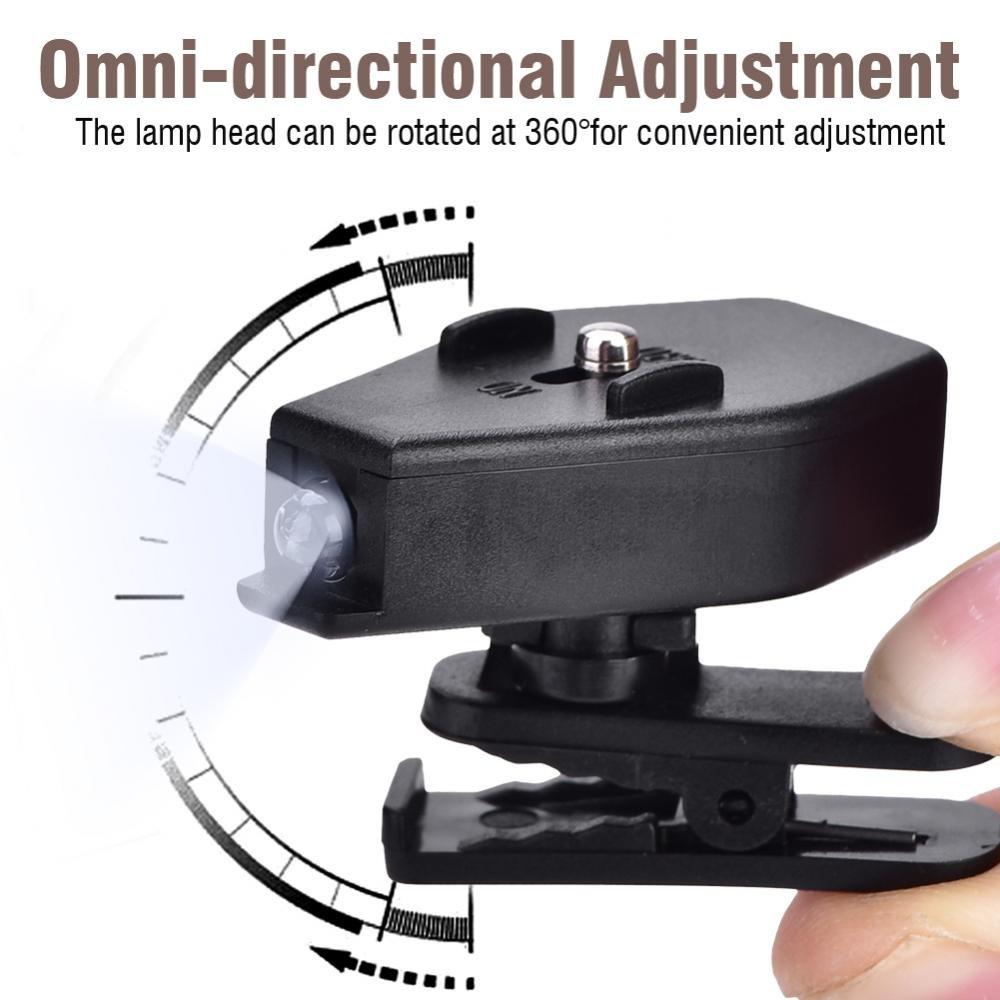 Đèn đọc nhỏ, đèn clip nắp, đèn led đèn chiếu sáng cho kính an toàn cắm trại đọc kính đọc sách câu cá
