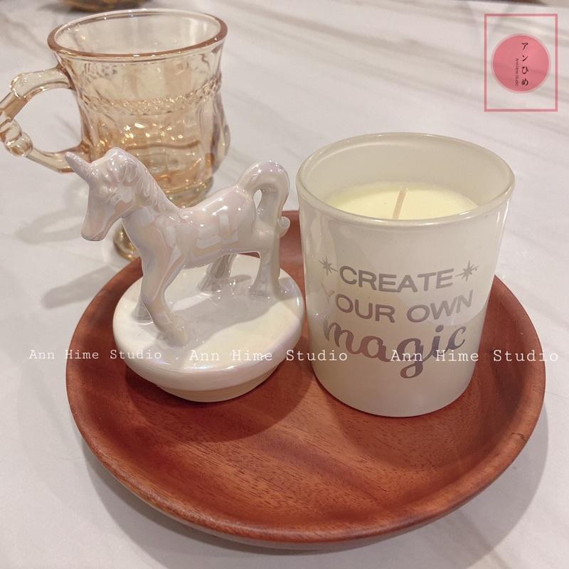 Nến Thơm Phòng Unicorn Kì Lân Óng Ánh Chính Hãng Claire's Nến Thơm Candle Xuất Mỹ