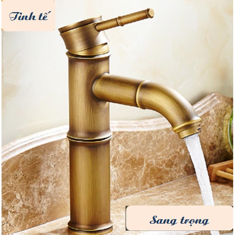 Vòi Lavabo nóng lạnh phong cách giả cổ - style 2