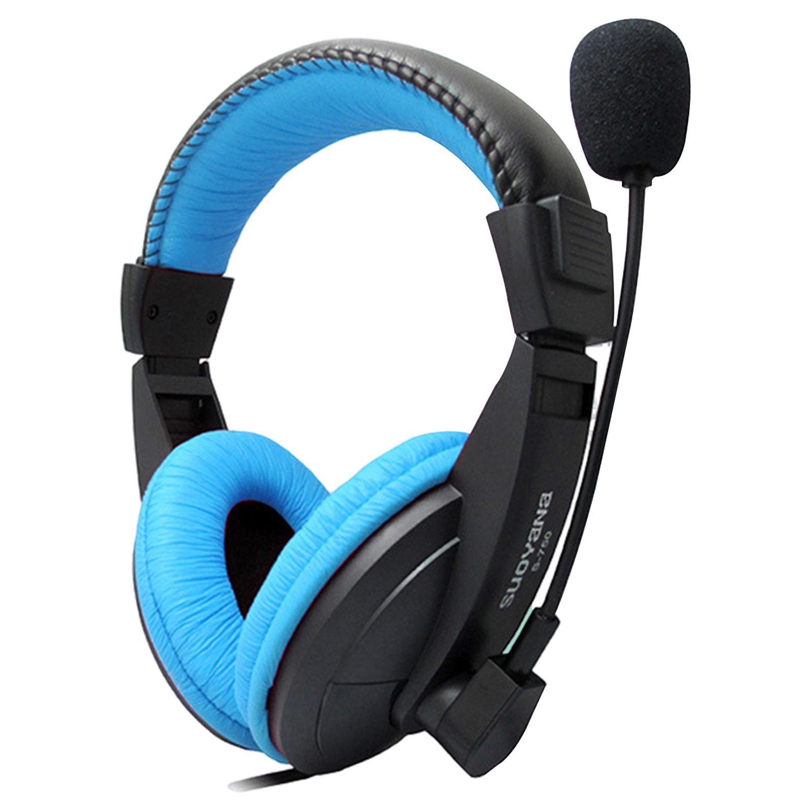 Over-Ear Gaming Headphone with .5mm Bass Surround for Laptop