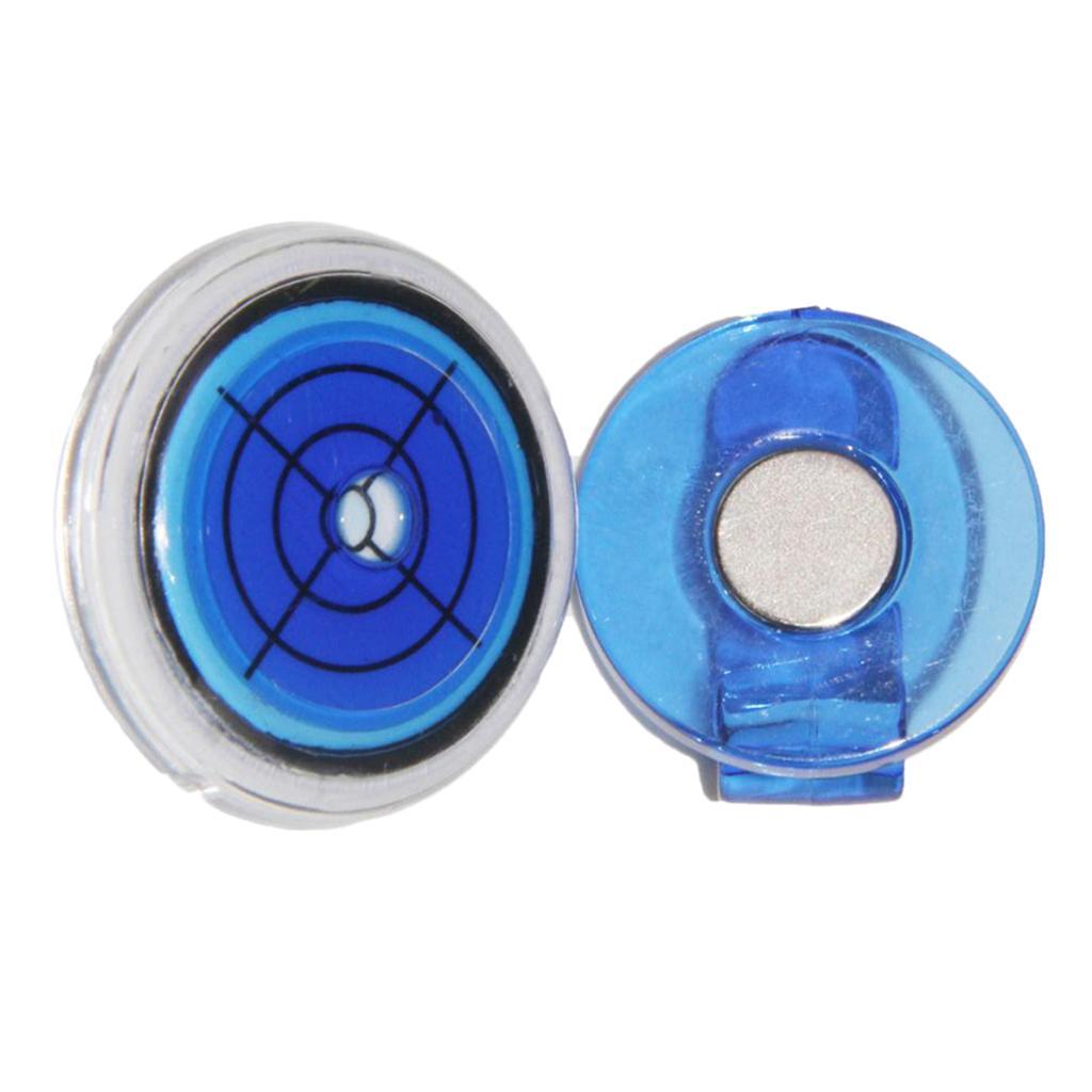 2pcs Golf Gradienter Putting Alignment Tool Marker Hat Clip