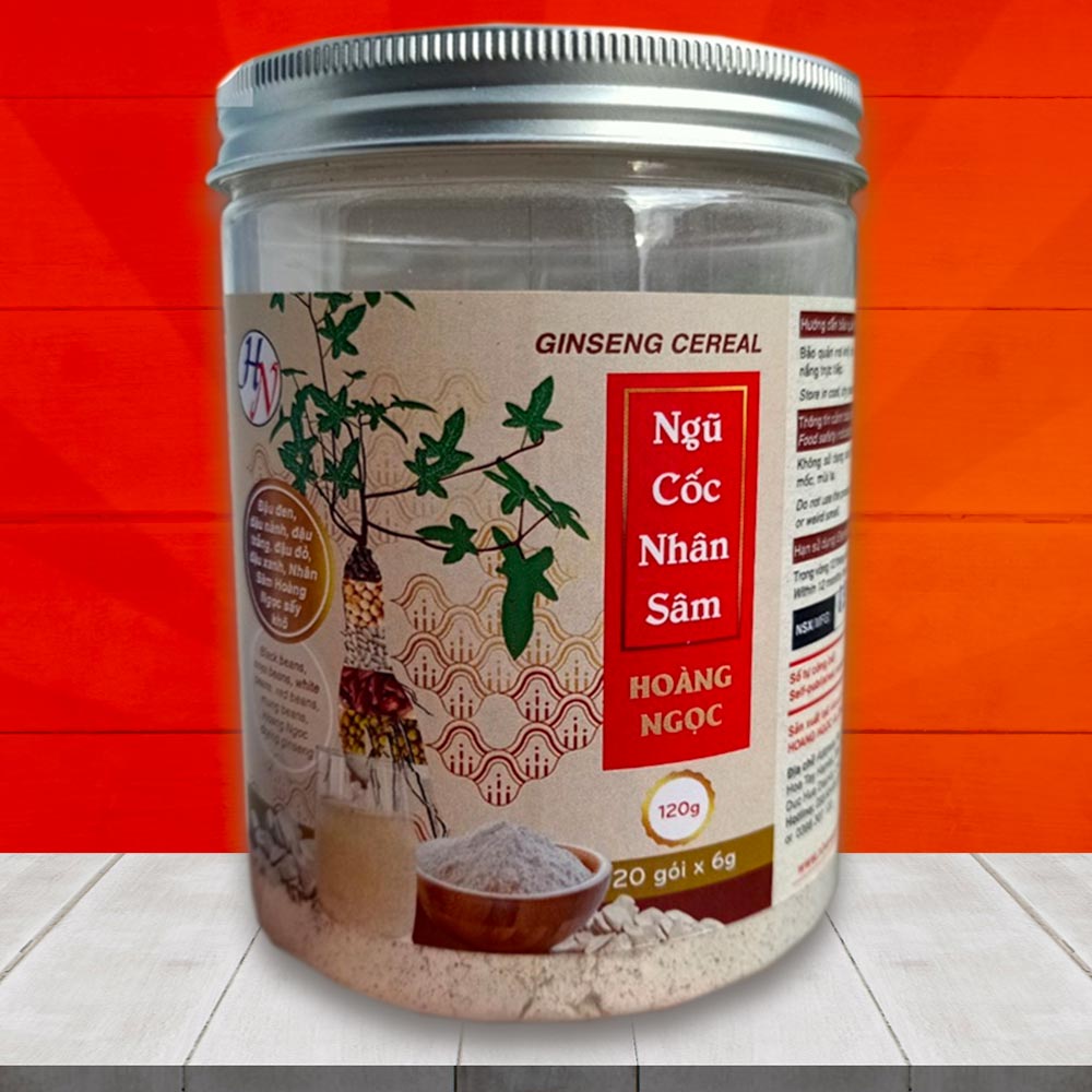 Ngũ cốc nhân sâm hũ 120g - Hoang Ngoc Global