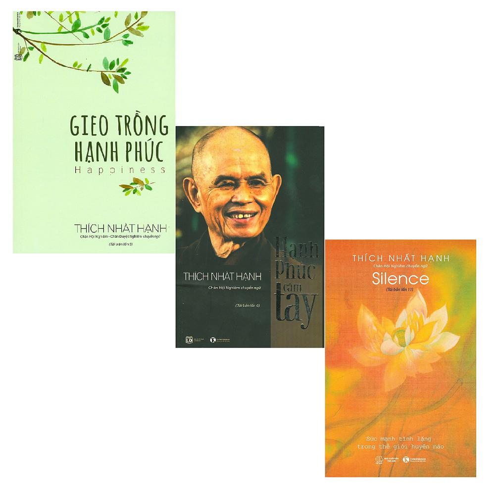 Sách - Combo Hạnh Phúc Cầm Tay + Tĩnh Lặng + Gieo Trồng Hạnh Phúc