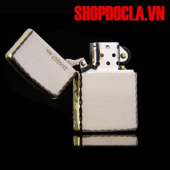 Bật Lửa ZORRO ULTIMATEK Khắc Hoa Văn viền Cao Cấp ZORRO Z8265B