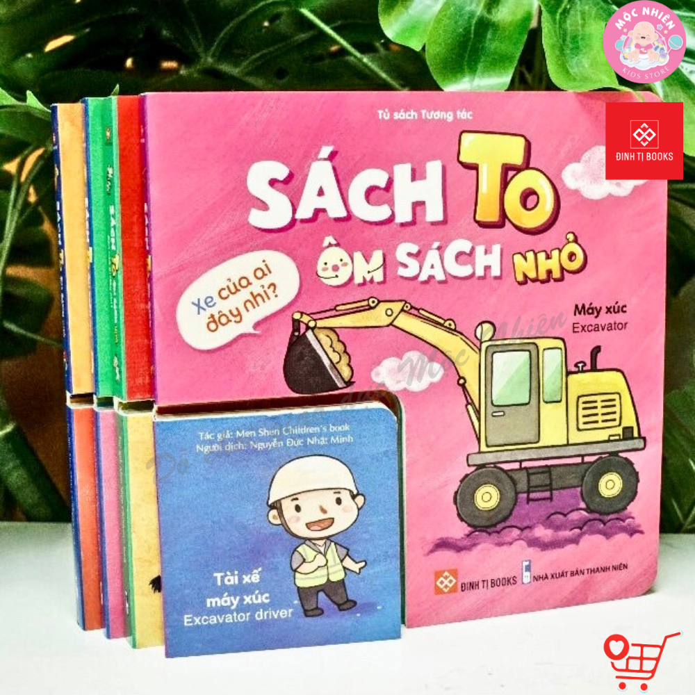 Sách - Bộ sách to ôm sách nhỏ dành cho trẻ 3-6 tuổi - Đinh Tị Books