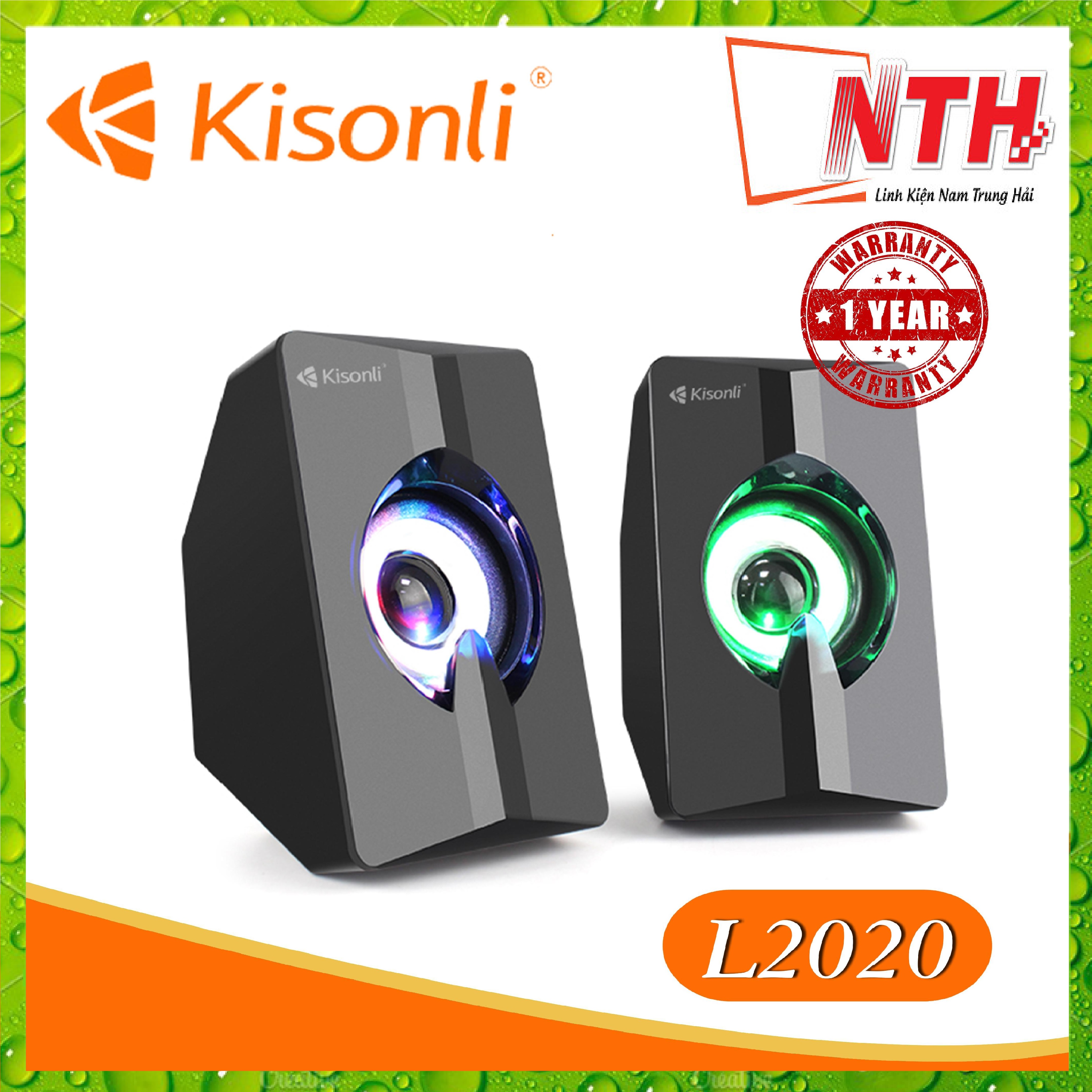 Loa 2.0 Kisonli L-2020 LED- HÀNG CHÍNH HÃNG