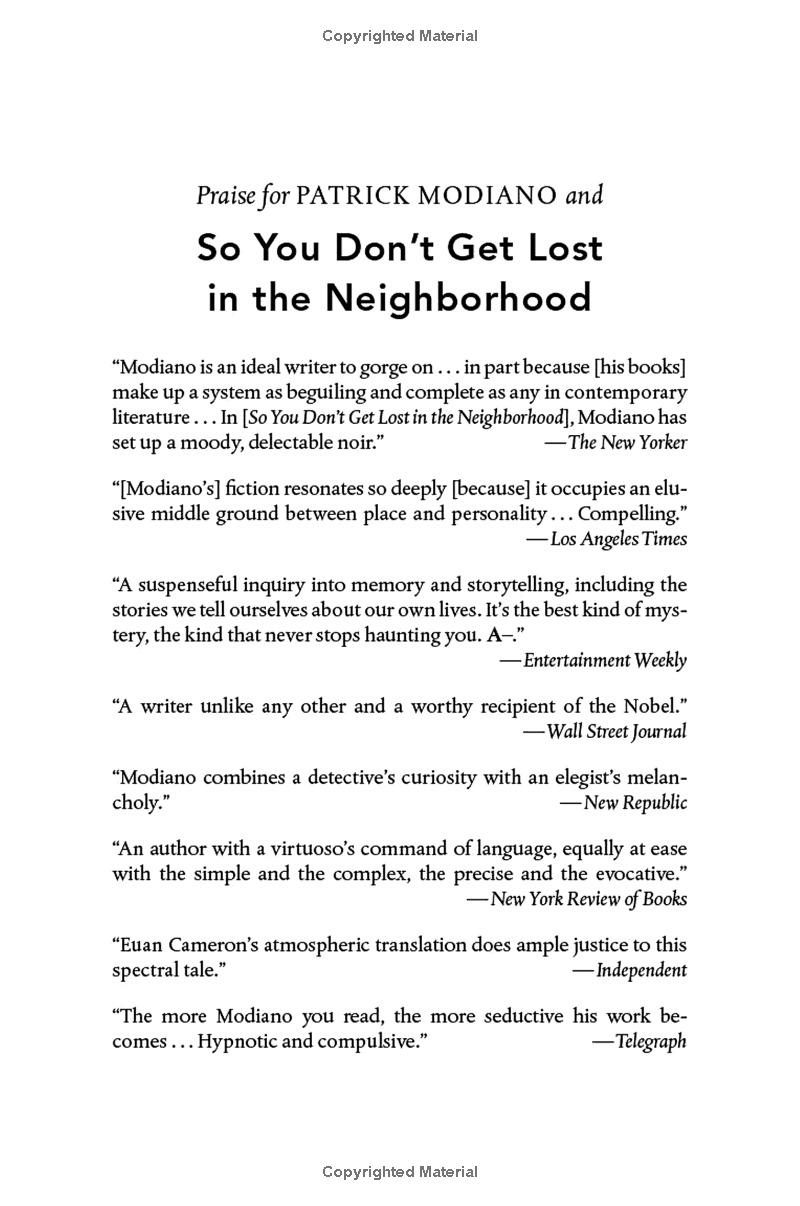 Sách ngoại văn: So You Don't Get Lost In The Neighborhood