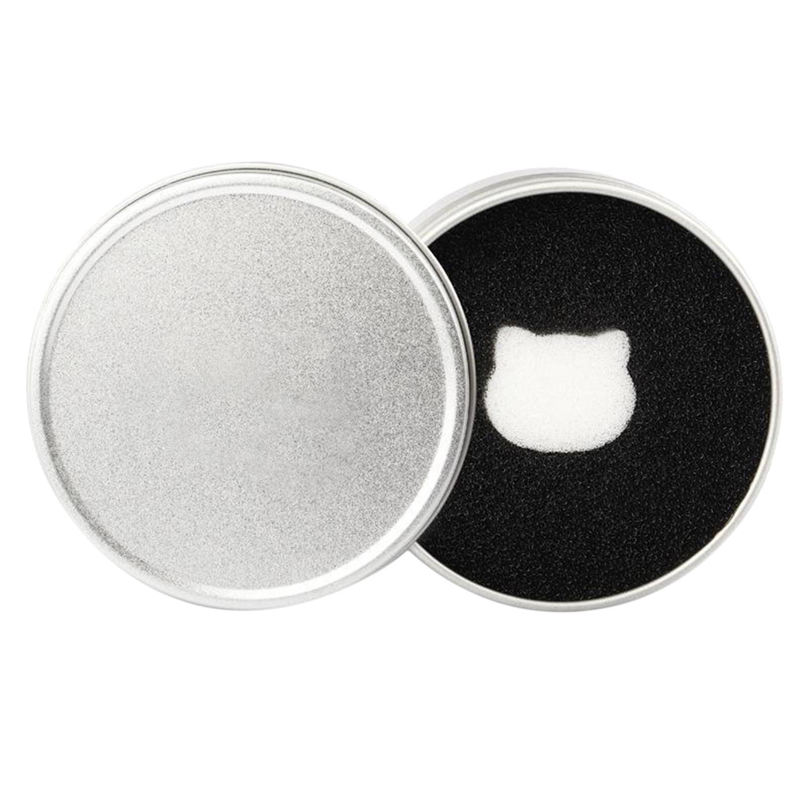 Makeup Brush Cleaner Sponge Eyeshadow Shadow Switch Remover Round Pattern