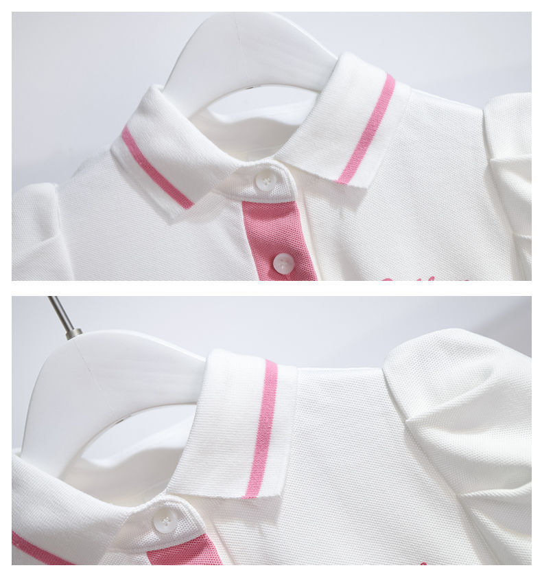 Váy cho bé gái váy polo trẻ em kiểu phương tây Quần áo trẻ em váy bé gái size đại đầm ngắn tay nữ cho bé đến 12t