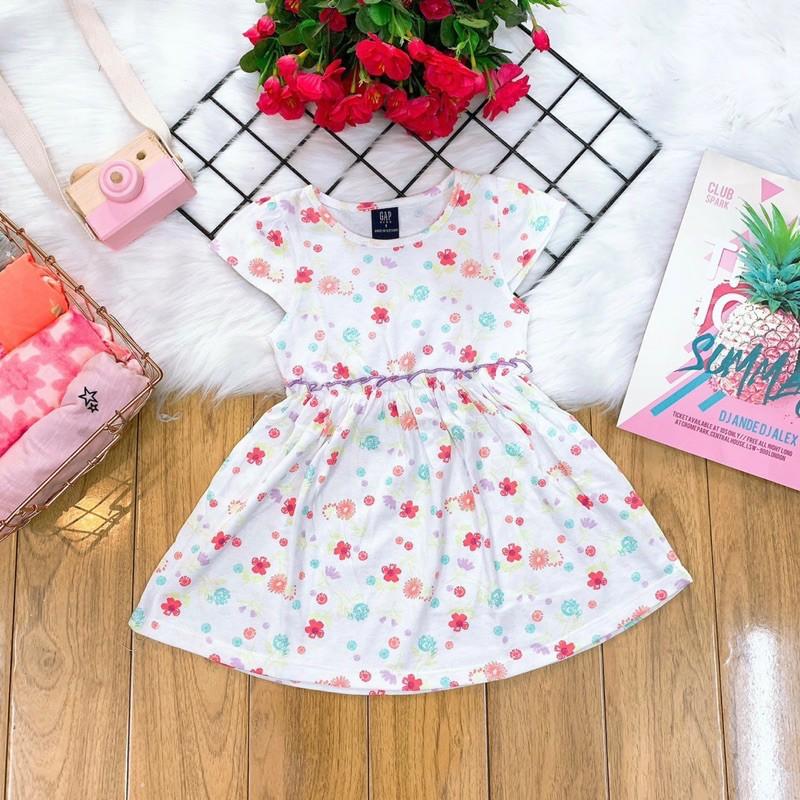 ️ VÁY BÉ GÁI ️ COMBO 2C ĐẦM BÉ GÁI THUN 100% COTTON 9-24kg