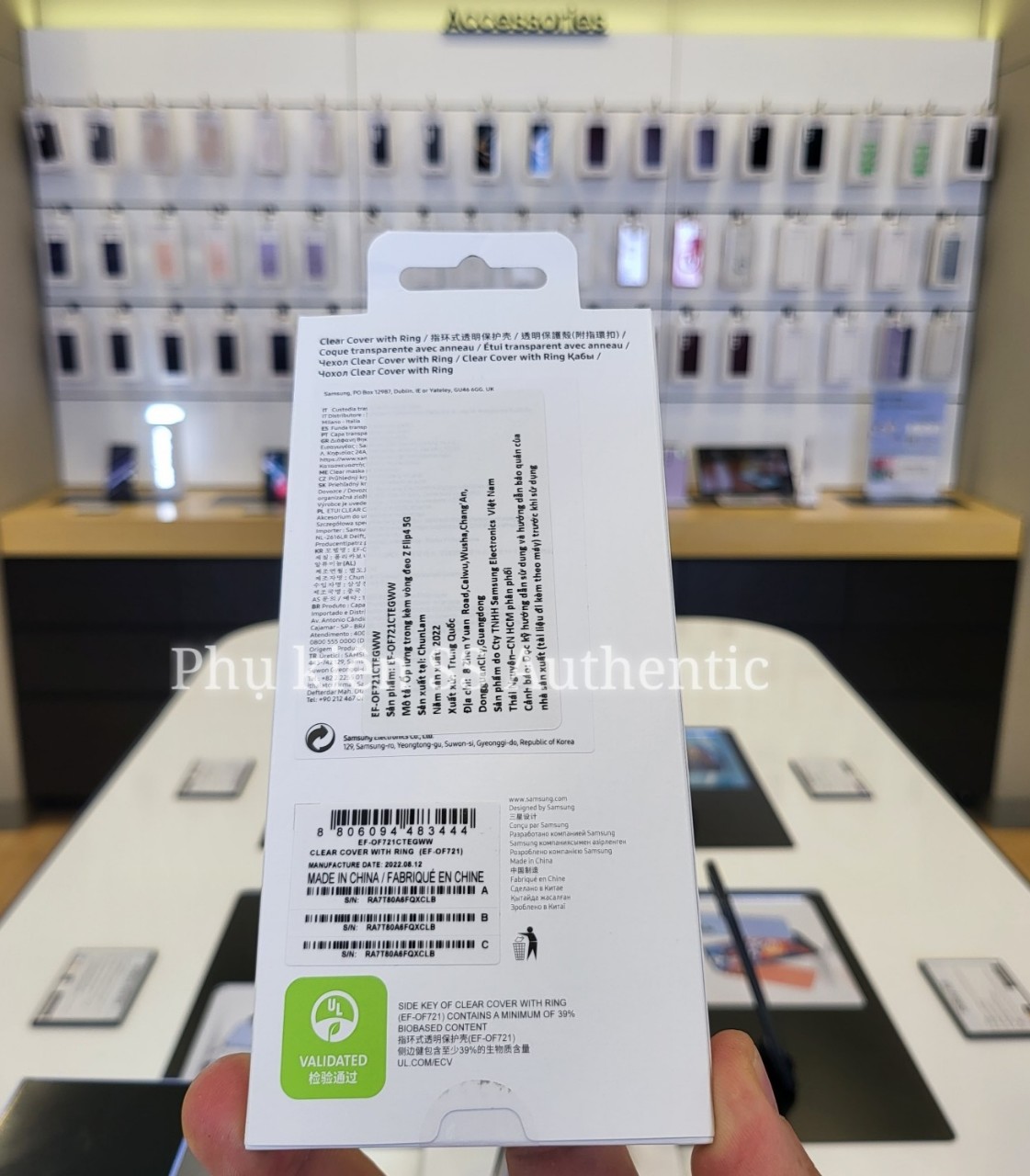 Ốp lưng Samsung TRONG SUỐT Z Flip 4 - Hàng chính hãng