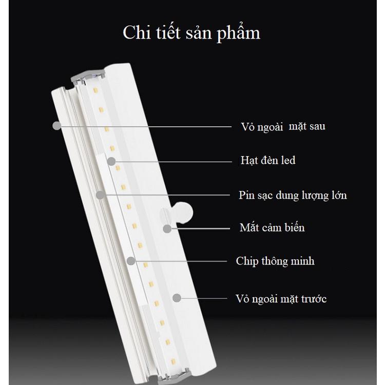 Đèn led cảm ứng hồng ngoại dạng thanh dài 30cm - 50cm ITNL502-5 - Dùng cho tủ quần áo, bếp, cầu thang, chơi tiktok