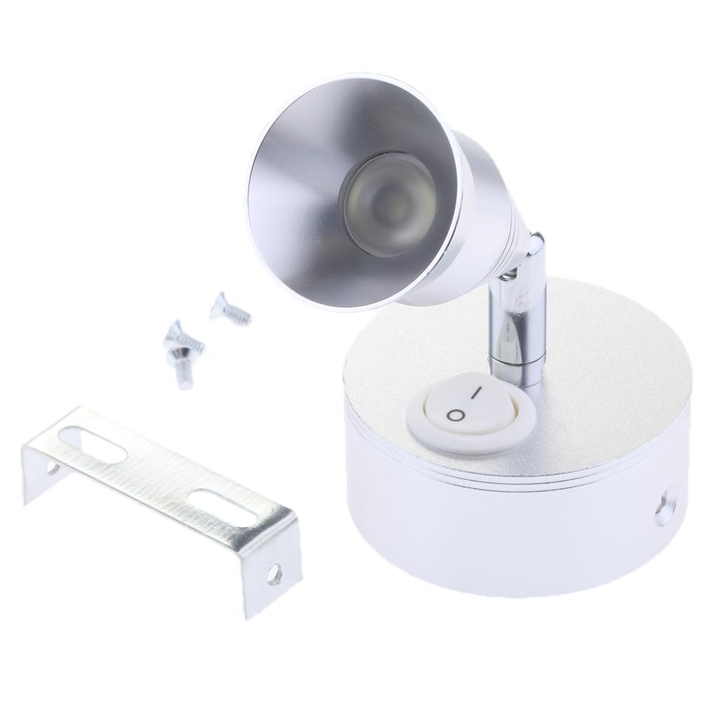 Boat 12V LED Interior Reading Swivel Light Bedside Light For Marine Camper