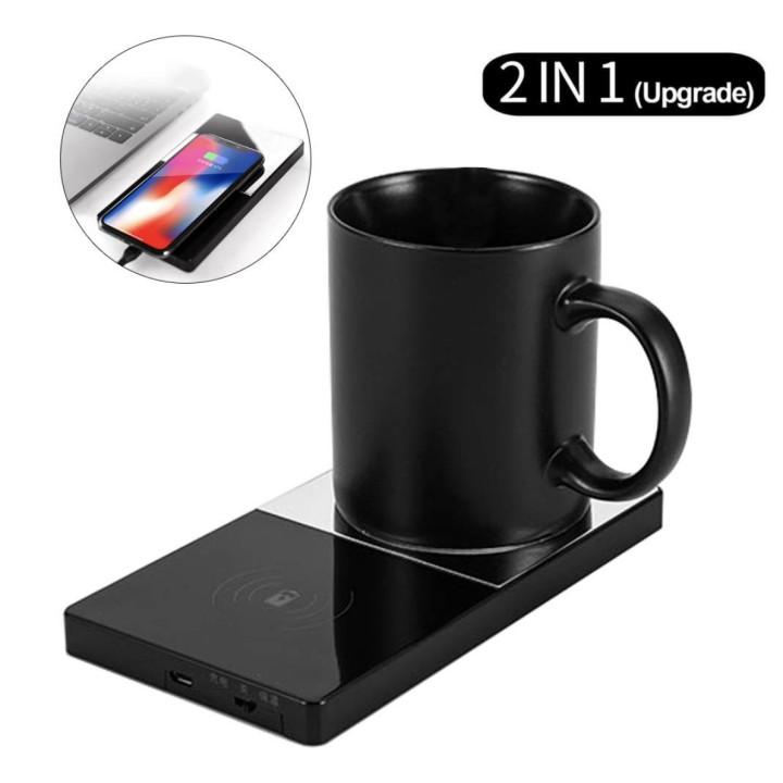 Đế hâm nóng Cà Phê Công Nghệ Coffee 55°C Wireless Charger - Không gồm ly