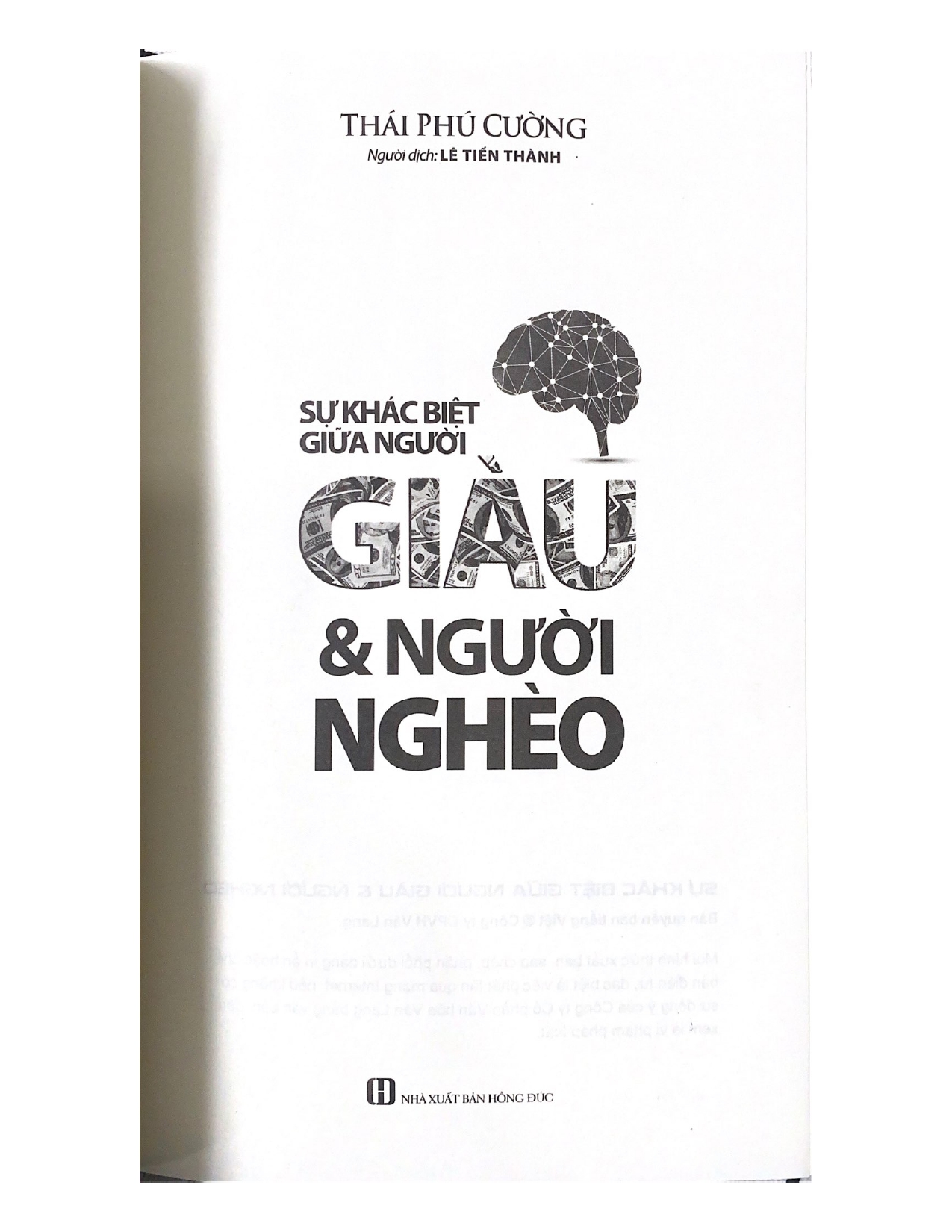 Sự Khác Biệt Giữa Người Giàu Và Người Nghèo - Vanlangbooks