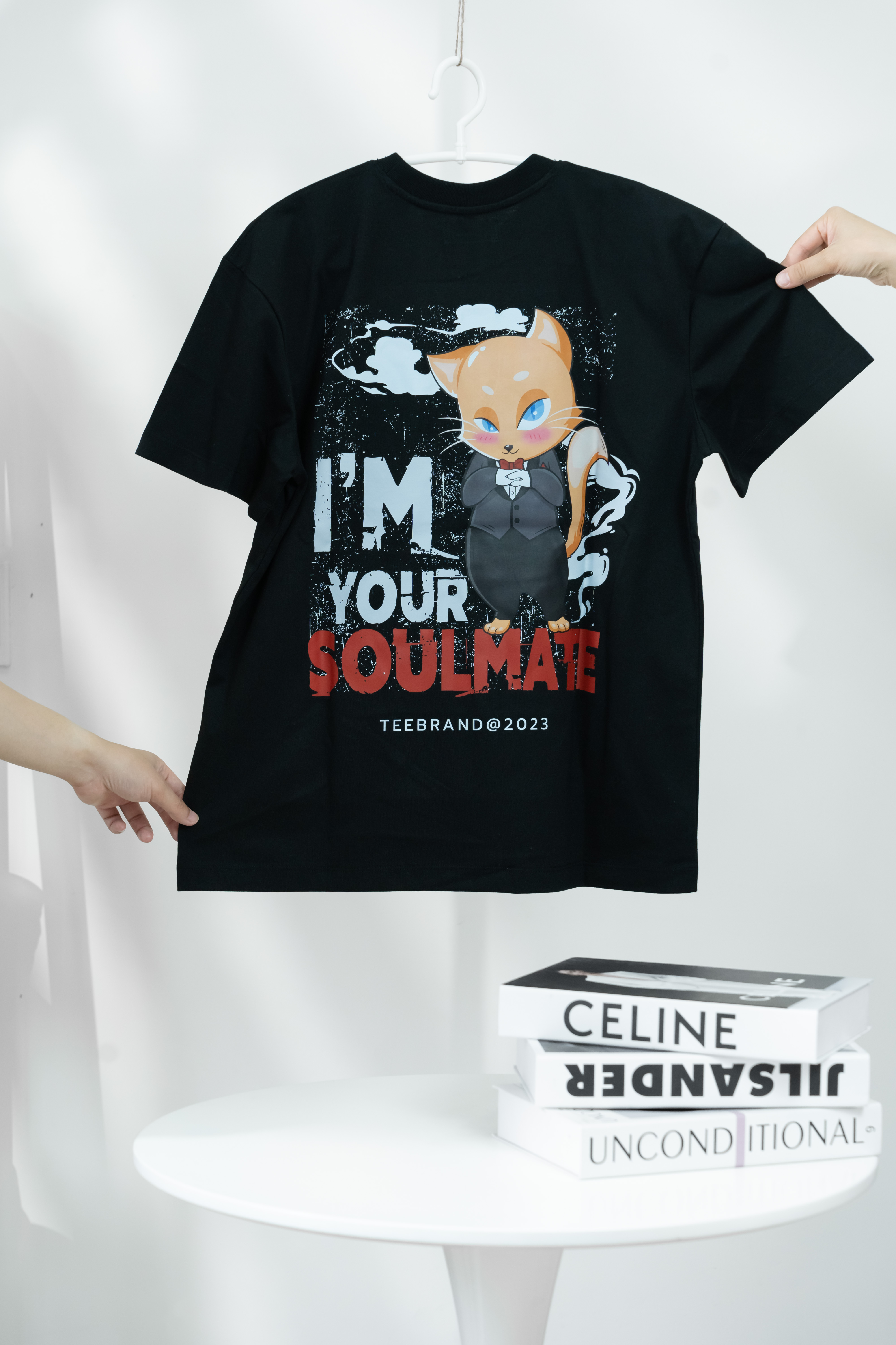 Áo thun Soul gangster cat soft boy, Áo phông in hình unisex nam nữ oversized tay ngắn form rộng