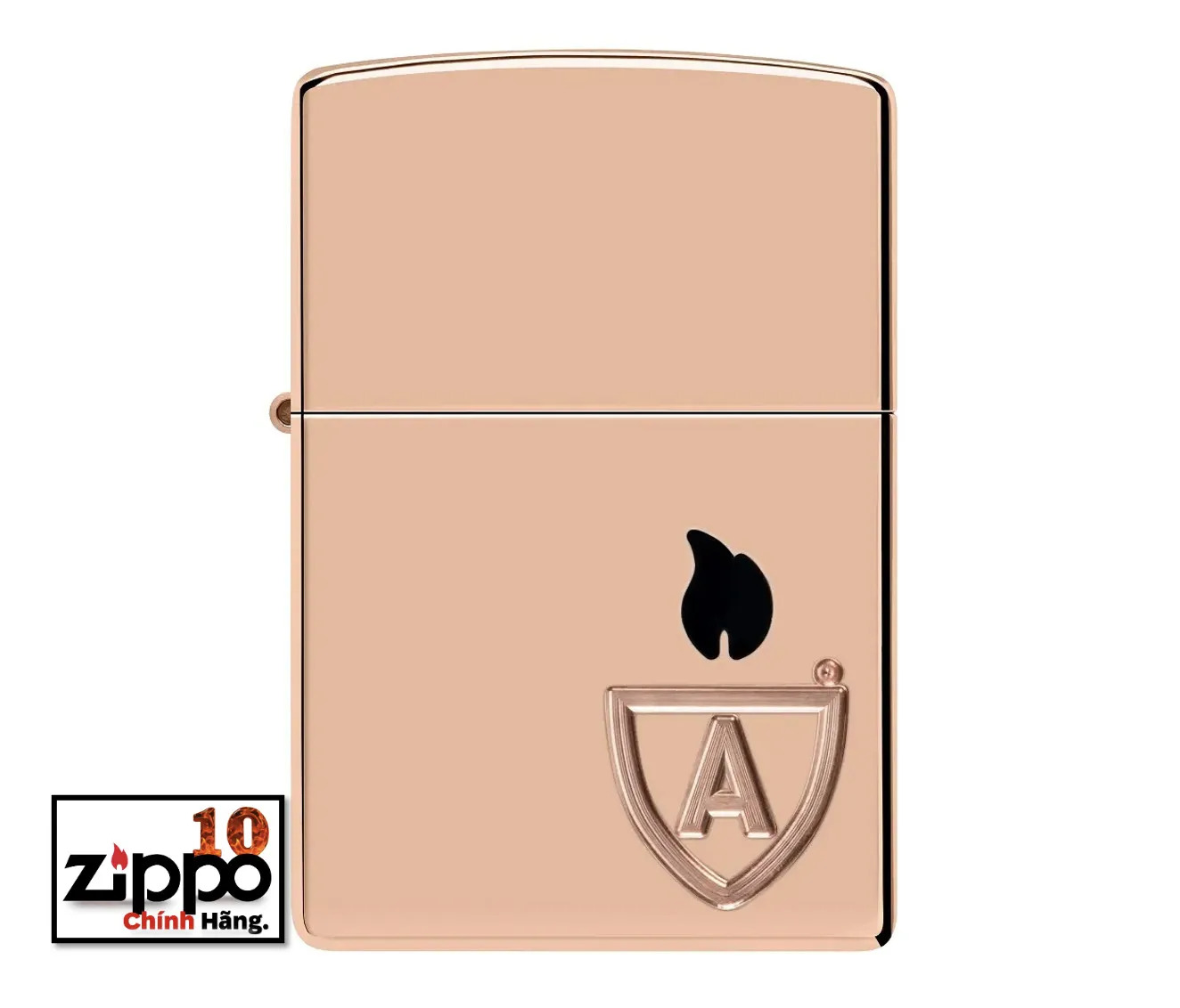 Bật lửa Zippo 46171 – Zippo Armor Solid Copper Case - Chính hãng 100%
