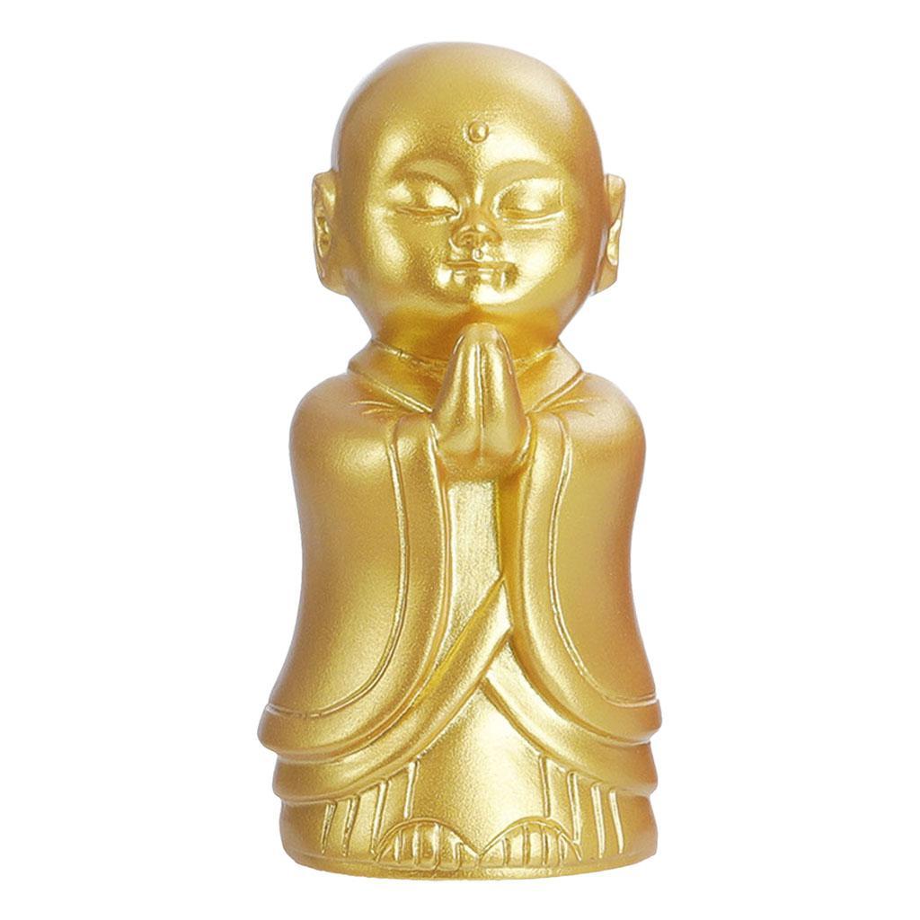 Resin Buddha Statue Ornament Meditation for Office Decor