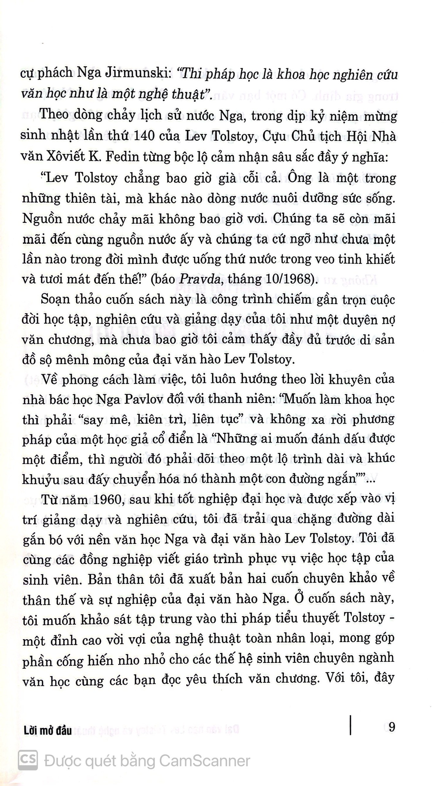 Đại văn hào Lev Tolstoy và nghệ thuật tiểu thuyết