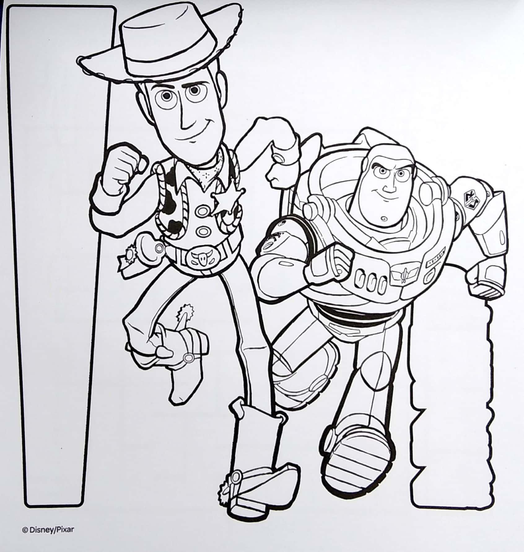 Inkredibles Toy Story 4 Magic Ink Pictures