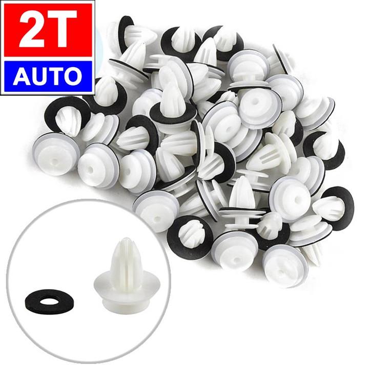 Bộ 10 đinh tán, chốt vít nở vit Nhựa 10mm Loại chuyên dùng cho xe hơi ô tô: SKU:605