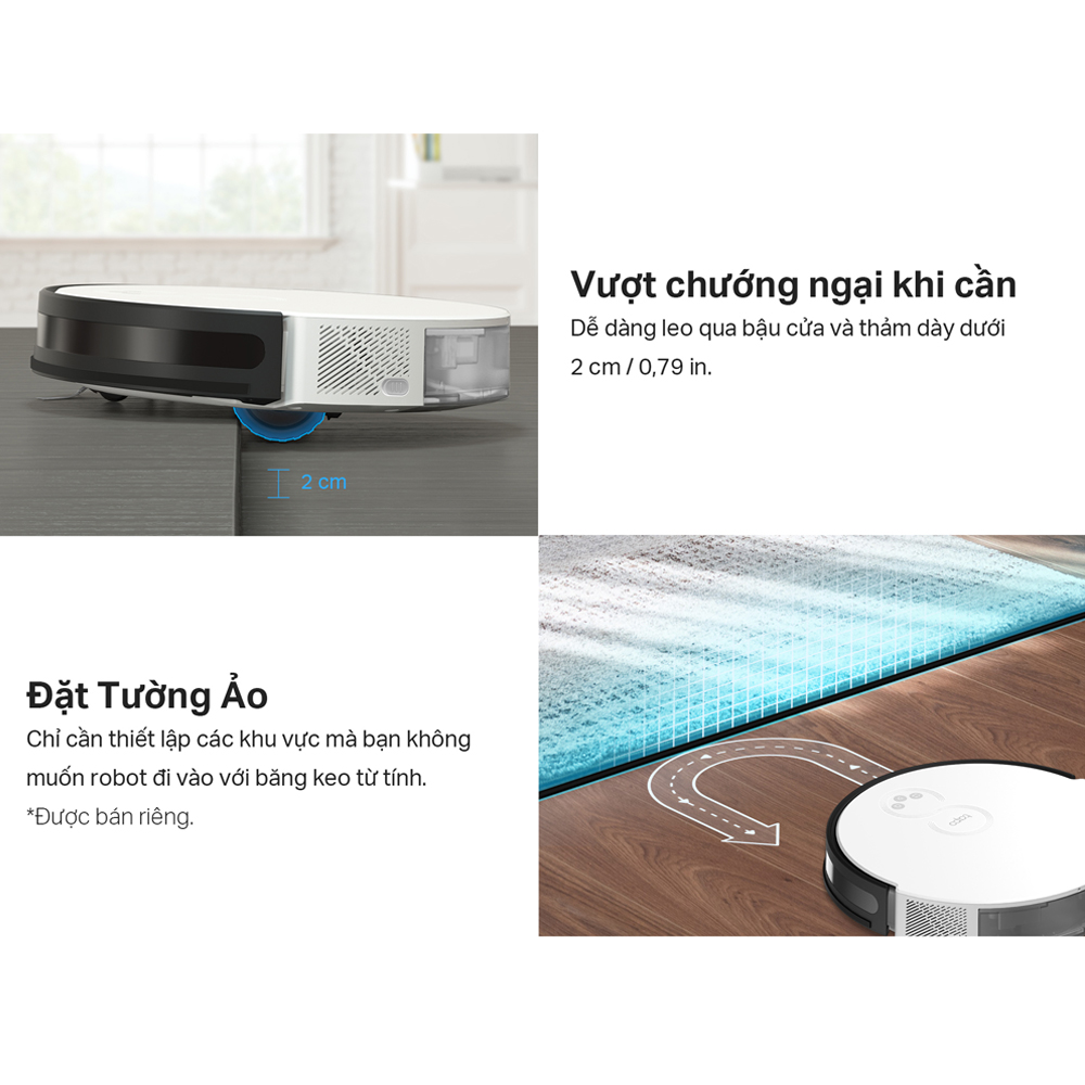 Robot Hút Bụi Và Lau Nhà TP-Link Tapo RV10 - Hàng Chính Hãng