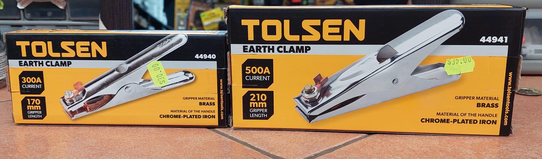 KẸP ĐẤT (MÁX) 300A, 500A TOLSEN 44940, 44941 - HÀNG CHÍNH HÃNG
