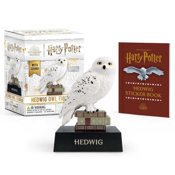 Harry Potter Hedwig Owl Figurine And Sticker Book: With Sound!