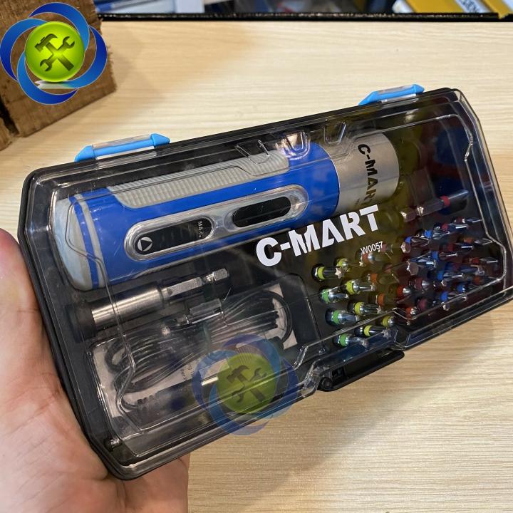 Tua vít pin C-mart W0057 sử dụng sạc USB lực siết 3Nm